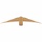 Ekena Millwork Bellingham Timber Gable Bracket, Western Red Cedar, 60"W x 10"H x 3 1/2"D x 5 1/2"F, 4/12 Pitch GBW060X10X0406BEL00SWR - alternate 1